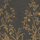 Фриз обойный с растительным узором темно-коричневого цвета арт. QTR1 011